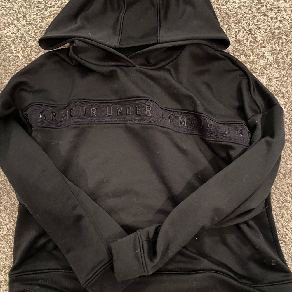 Under Armour Black Crop Hoodie